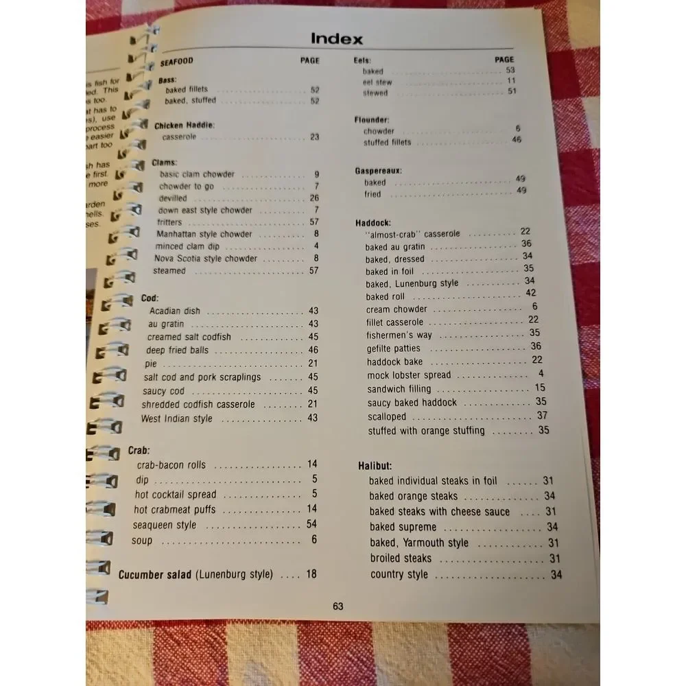 A Different Kettle of Fish‎ Traditional Seafood Recipes From Down East COOKBOOK